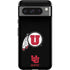 University of Utah Circle and Feather on Black Google Pixel 8 Pro Impact Case